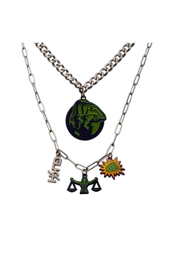 Marvel She-Hulk Charm Chain Set Necklace