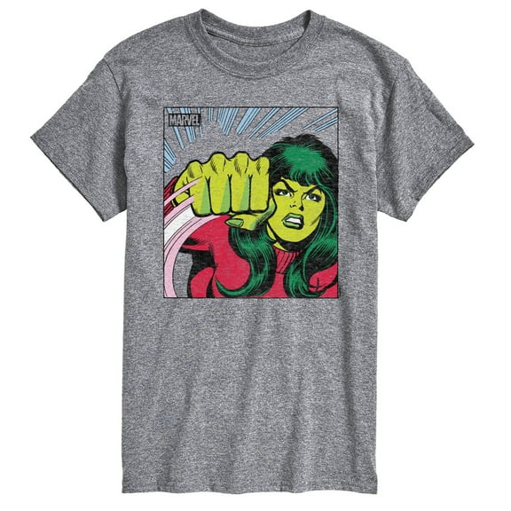 Marvel She Hulk - Comic Panel - Men's Short Sleeve Graphic T-Shirt