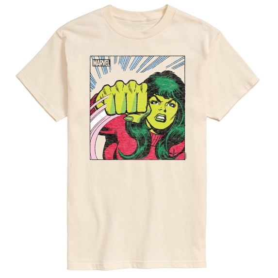 Marvel She Hulk - Comic Panel - Men's Short Sleeve Graphic T-Shirt