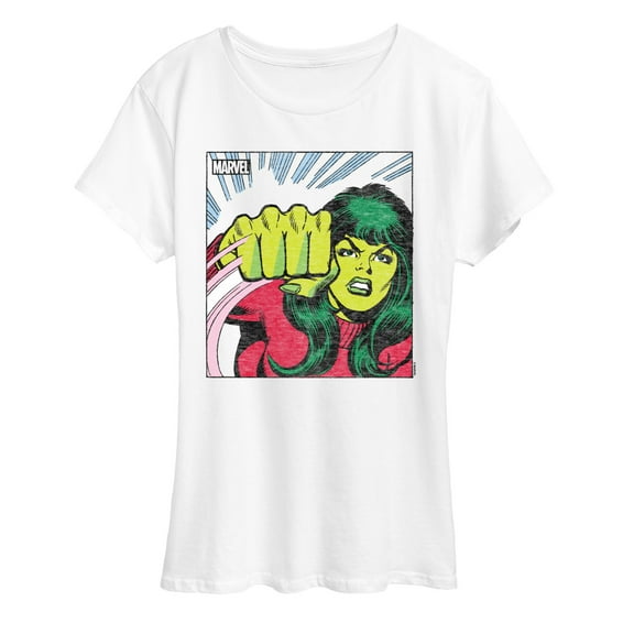 Marvel She Hulk - Comic Panel - Women's Short Sleeve Graphic T-Shirt