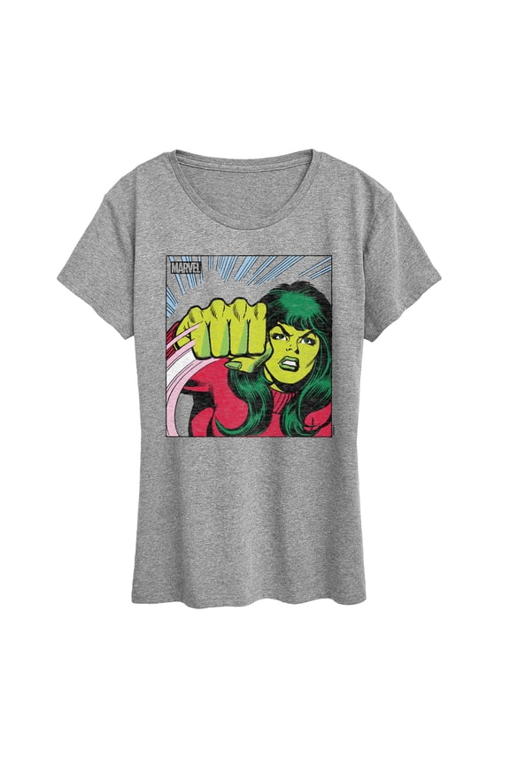 She Hulk - Comic Panel - Women's Short Sleeve Graphic T-Shirt