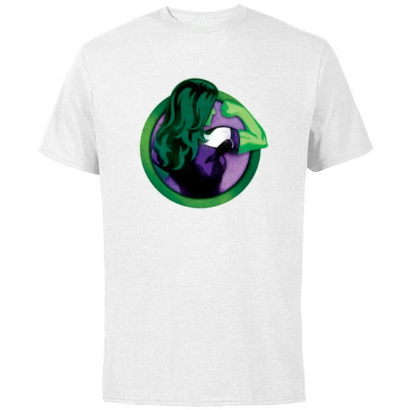 Marvel She-Hulk Icon - Short Sleeve Cotton T-Shirt for Adults - Customized-White