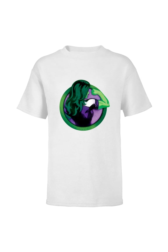 She-Hulk Icon - Short Sleeve T-Shirt for Kids - Customized-White