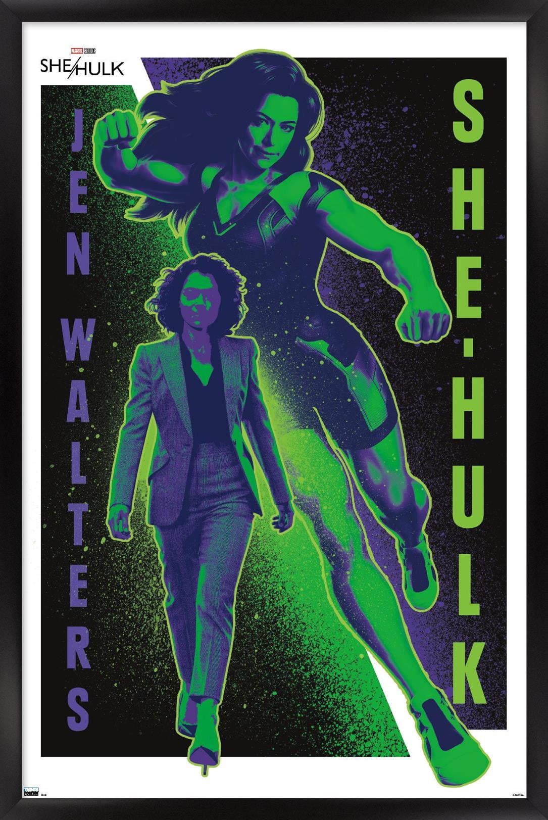 Marvel She-Hulk - Jen Walters Wall Poster, 22.375" x 34" Framed