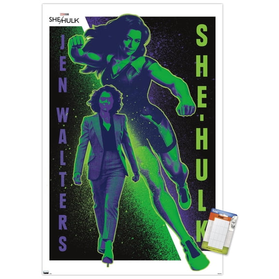 Marvel She-Hulk - Jen Walters Wall Poster, 22.375" x 34"