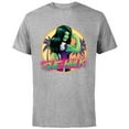 thumbnail image 1 of Marvel She-Hulk Jennifer Walters Palm Tree Flex - Short Sleeve Cotton T-Shirt for Adults - Customized-Athletic Heather, 1 of 5