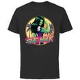 thumbnail image 1 of Marvel She-Hulk Jennifer Walters Palm Tree Flex - Short Sleeve Cotton T-Shirt for Adults - Customized-Black, 1 of 5