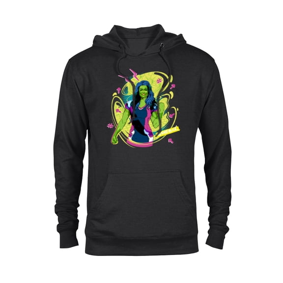 Marvel She-Hulk Jennifer Walters #She-Hulk Hashtag - Pullover Hoodie for Adults - Customized-Black