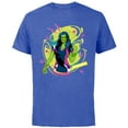 thumbnail image 1 of Marvel She-Hulk Jennifer Walters #She-Hulk Hashtag - Short Sleeve Cotton T-Shirt for Adults - Customized-Royal Heather, 1 of 5