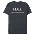 thumbnail image 1 of Marvel She-Hulk K.E.V.I.N. Disney+ - Short Sleeve Blended T-Shirt for Adults - Customized-Navy Heather, 1 of 5