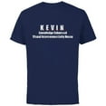 thumbnail image 1 of Marvel She-Hulk K.E.V.I.N. Disney+ - Short Sleeve Cotton T-Shirt for Adults - Customized-Navy, 1 of 5