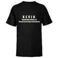 thumbnail image 1 of Marvel She-Hulk K.E.V.I.N. Disney+ - Short Sleeve T-Shirt for Kids - Customized-Black, 1 of 5