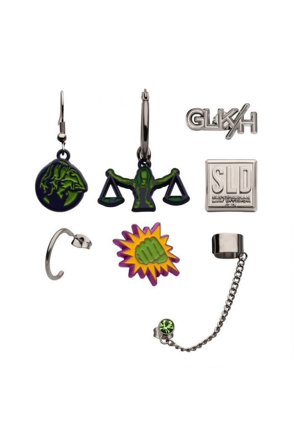 Marvel She-Hulk Mismatch Set Earrings