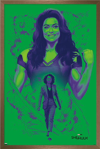 Marvel She-Hulk - Pose Wall Poster, 14.725" x 22.375" Framed