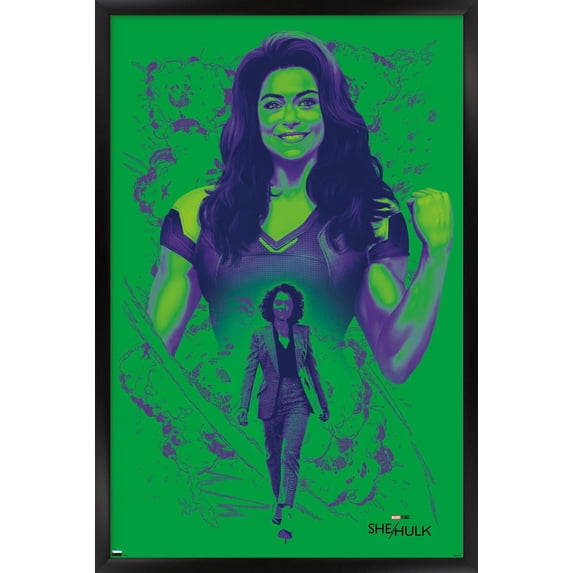 Marvel She-Hulk - Pose Wall Poster, 22.375" x 34" Framed