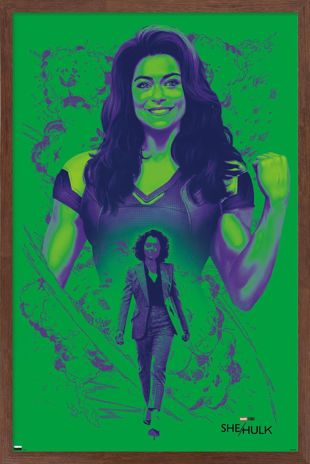 Marvel She-Hulk - Pose Wall Poster, 22.375" x 34" Framed