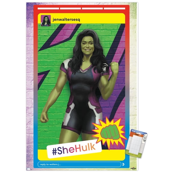 Marvel She-Hulk - Post Wall Poster, 22.375" x 34"