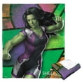 thumbnail image 1 of Marvel She Hulk Strong As She Kids Silk Touch Throw Blanket, 1 of 5