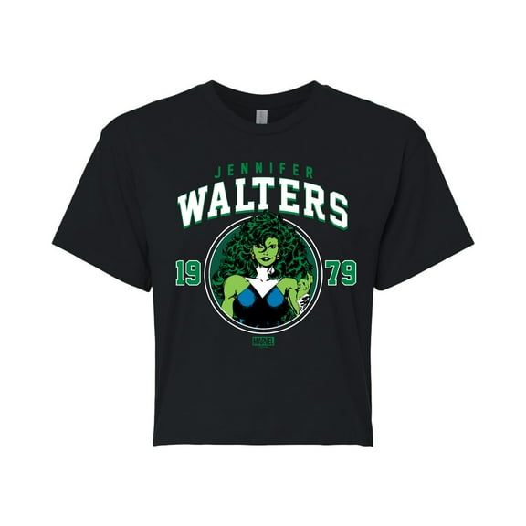 Marvel She Hulk - Walters - Juniors Cropped Graphic T-Shirt