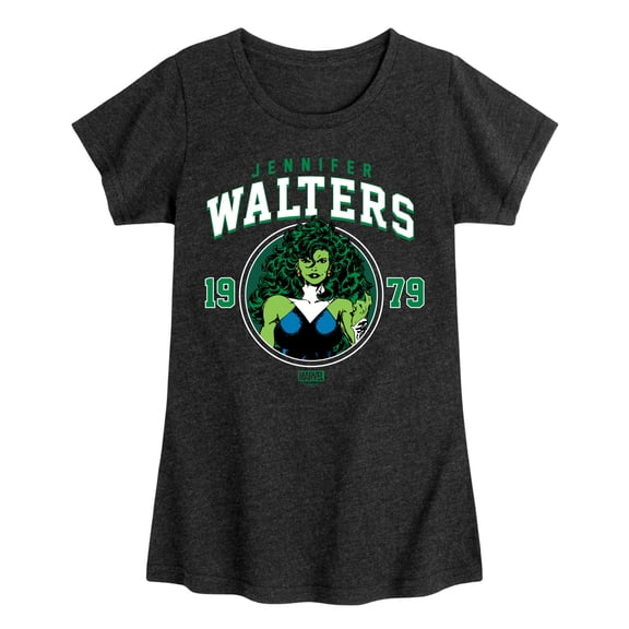 Marvel She Hulk - Walters - Youth And Toddler Girls Fitted Short Sleeve Graphic T-Shirt