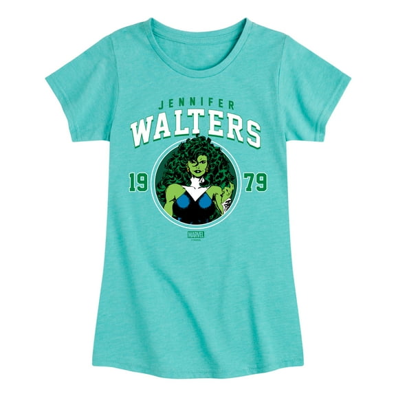 Marvel She Hulk - Walters - Youth And Toddler Girls Fitted Short Sleeve Graphic T-Shirt