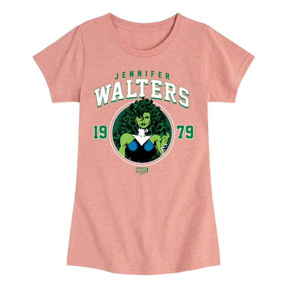 Marvel She Hulk - Walters - Youth And Toddler Girls Fitted Short Sleeve Graphic T-Shirt