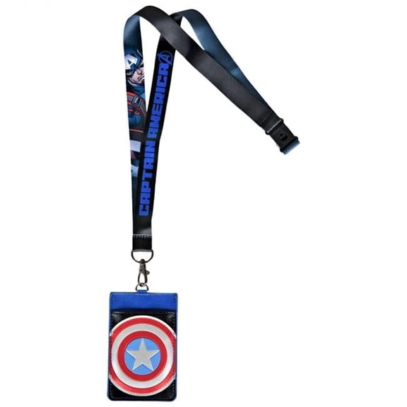 Marvel Shield Symbol ID Card Holder Lanyard