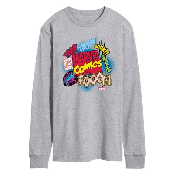 Marvel - Sound Effects - Men's Long Sleeve Graphic T-Shirt