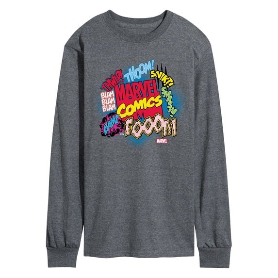 Marvel - Sound Effects - Men's Long Sleeve Graphic T-Shirt