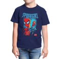 thumbnail image 1 of Marvel Spider-Girl Youth Mayday Parker Vintage T-Shirt (Iris Navy, XS-XL), 1 of 4