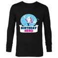 thumbnail image 1 of Marvel Spider-Gwen Ghost Spider Toony Confetti Birthday Hero - Long Sleeve T-Shirt for Men - Customized-Black, 1 of 5