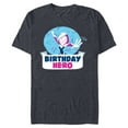 thumbnail image 1 of Marvel Spider-Gwen Ghost Spider Toony Confetti Birthday Hero - Short Sleeve Blended T-Shirt for Adults - Customized-Navy Heather, 1 of 5