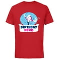 thumbnail image 1 of Marvel Spider-Gwen Ghost Spider Toony Confetti Birthday Hero - Short Sleeve Cotton T-Shirt for Adults - Customized-Red, 1 of 5
