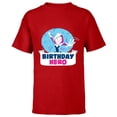 thumbnail image 1 of Marvel Spider-Gwen Ghost Spider Toony Confetti Birthday Hero - Short Sleeve T-Shirt for Kids - Customized-Red, 1 of 5