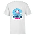 thumbnail image 1 of Marvel Spider-Gwen Ghost Spider Toony Confetti Birthday Hero - Short Sleeve T-Shirt for Kids - Customized-White, 1 of 5