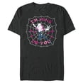 thumbnail image 1 of Marvel Spider-Gwen Valentine’s Day Love I’m Stuck On You - Short Sleeve Blended T-Shirt for Adults - Customized-Dark Heather, 1 of 5