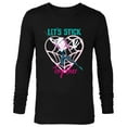 thumbnail image 1 of Marvel Spider-Gwen Valentine’s Day Love Let’s Stick Together - Long Sleeve T-Shirt for Men - Customized-Black, 1 of 5