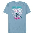 thumbnail image 1 of Marvel Spider-Gwen Valentine’s Day Love Let’s Stick Together - Short Sleeve Blended T-Shirt for Adults - Customized-Ocean Blue, 1 of 5
