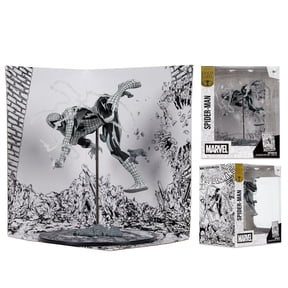 Marvel Spider-Man 1:10th Scale Collectible (Line Art) (Amazing Spider-Man #318) Gold Label - McFarlane Toys