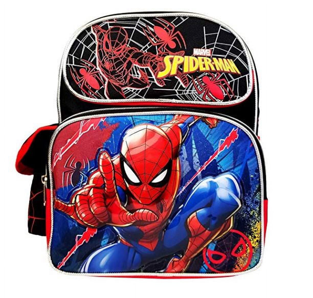 Marvel Spider-Man 12 inch Medium Backpack - Spiderman Sketch - Walmart.com