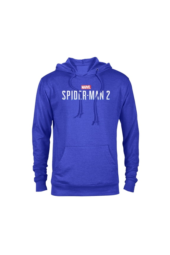 Spider-Man 2 Game Logo - Pullover Hoodie for Adults – Customized-Royal Heather