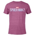 thumbnail image 1 of Marvel Spider-Man 2 Game Logo - Short Sleeve Blended T-Shirt for Adults – Customized-Purple, 1 of 5
