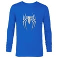 thumbnail image 1 of Marvel Spider-Man 2 Game Spider Logo - Long Sleeve T-Shirt for Men – Customized-Royal, 1 of 5
