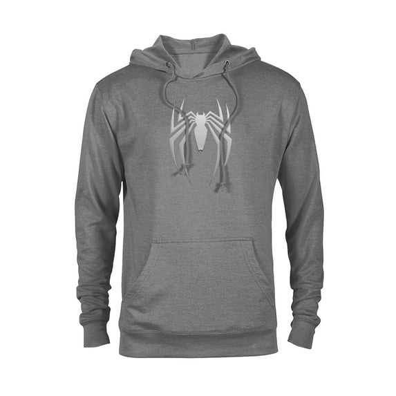 Marvel Spider-Man 2 Game Spider Logo - Pullover Hoodie for Adults – Customized-Graphite Heather