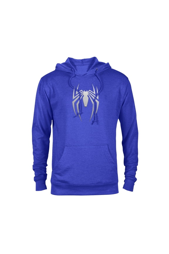 Spider-Man 2 Game Spider Logo - Pullover Hoodie for Adults – Customized-Royal Heather