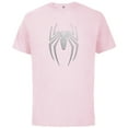 thumbnail image 1 of Marvel Spider-Man 2 Game Spider Logo - Short Sleeve Cotton T-Shirt for Adults - Customized-Soft Pink, 1 of 5