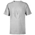 thumbnail image 1 of Marvel Spider-Man 2 Game Spider Logo - Short Sleeve T-Shirt for Kids – Customized-Athletic Heather, 1 of 5