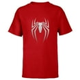 thumbnail image 1 of Marvel Spider-Man 2 Game Spider Logo - Short Sleeve T-Shirt for Kids – Customized-Red, 1 of 5