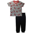 thumbnail image 1 of Marvel Spider Man 2 Piece Jogger Set for Boys, Spidey Short Sleeve Shirt and Sports Pants, Size 4 Gray, 1 of 3