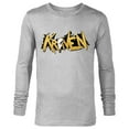thumbnail image 1 of Marvel Spider-Man 2 PlayStation Game Kraven the Hunter Logo - Long Sleeve T-Shirt for Men - Customized-Athletic Heather, 1 of 5